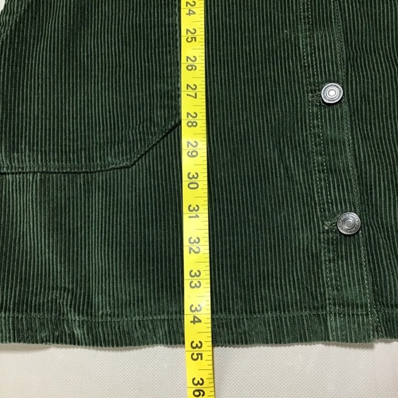 Tommy Hilfiger Green Corduroy Overall Dress - Picture 11 of 12